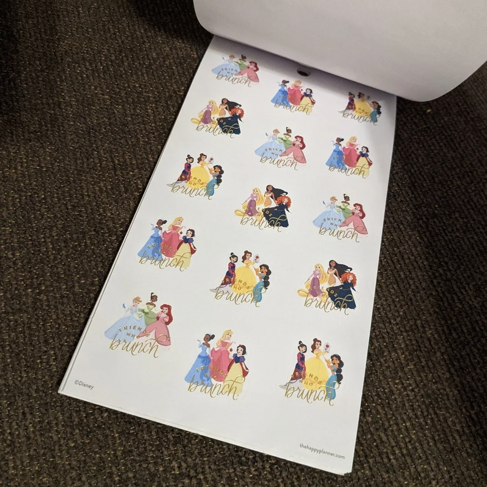 Disney Princess Mini Happy Planner Stickers (1318)